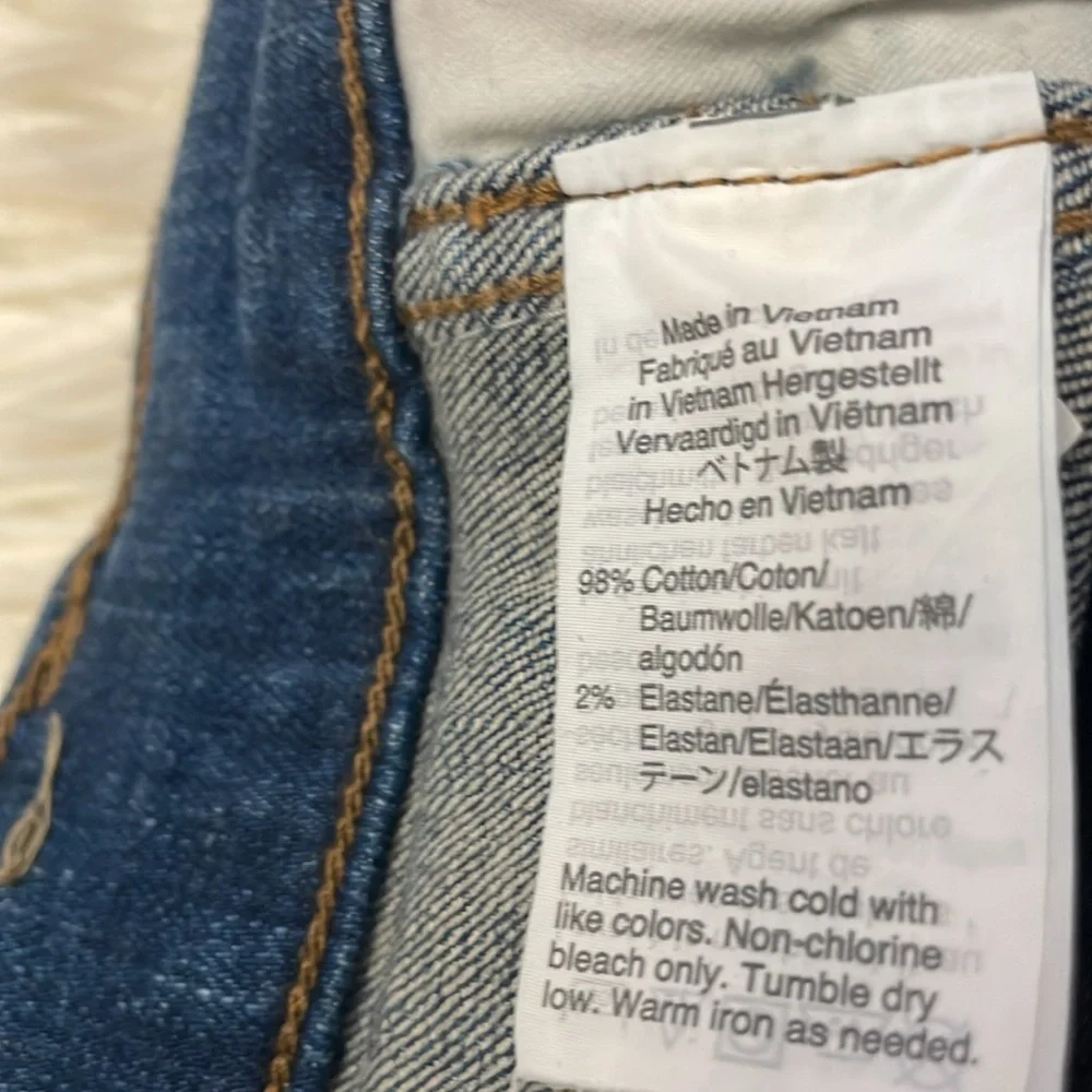 MADEWELL RAW HEM DISTRESSED 9” High-Rise Skinny Jean Size 27 - Picture 8 of 10